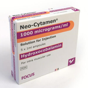 Hydroxocobalamin Neo- Cytamen 1000 Micrograms/ml 5x1ml Ampoules